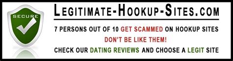 Is there a legit hookup site